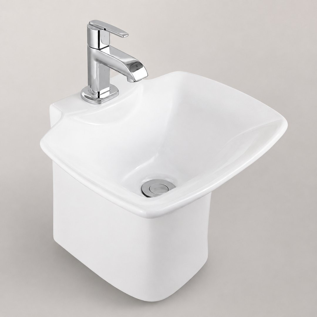ROME One Piece Basin Wash Basin - My Home Studio